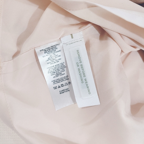 Ann Taylor Double Weave Flounce Sheath Dress Size 12 - Picture 7 of 9